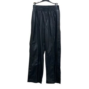Divided Black Wide Leg Pants faux leather size small